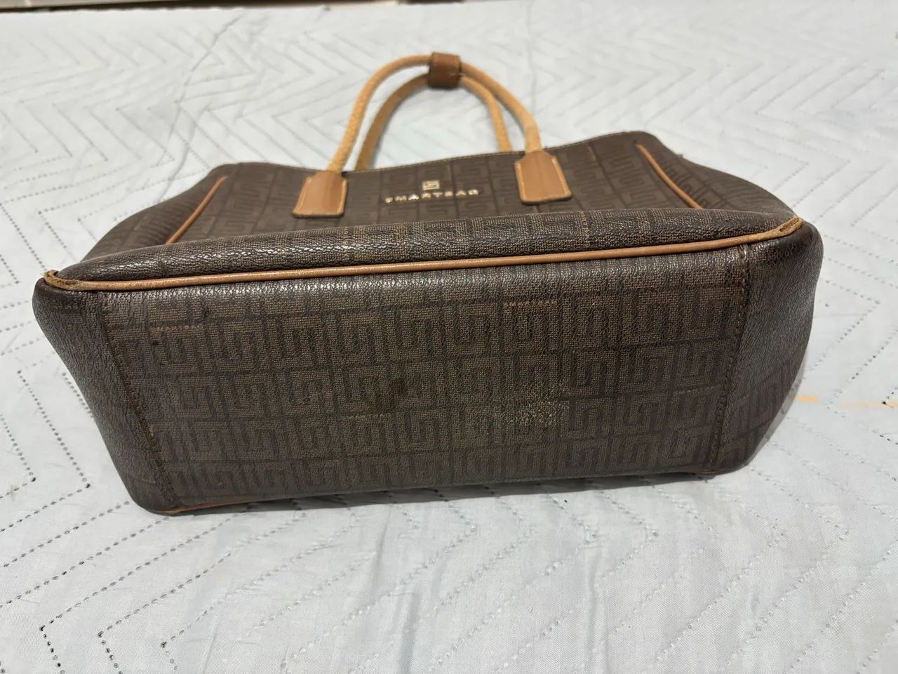 Bolsa Feminina Monograma em Couro  - Smartbag - Foto 5