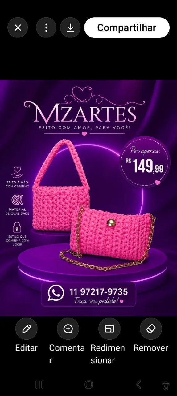 Bolsas de crochê ? - Foto 2