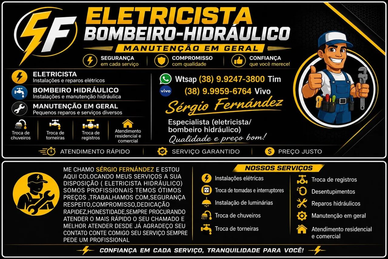 Eletricista Bombeiro serviço - Foto 2