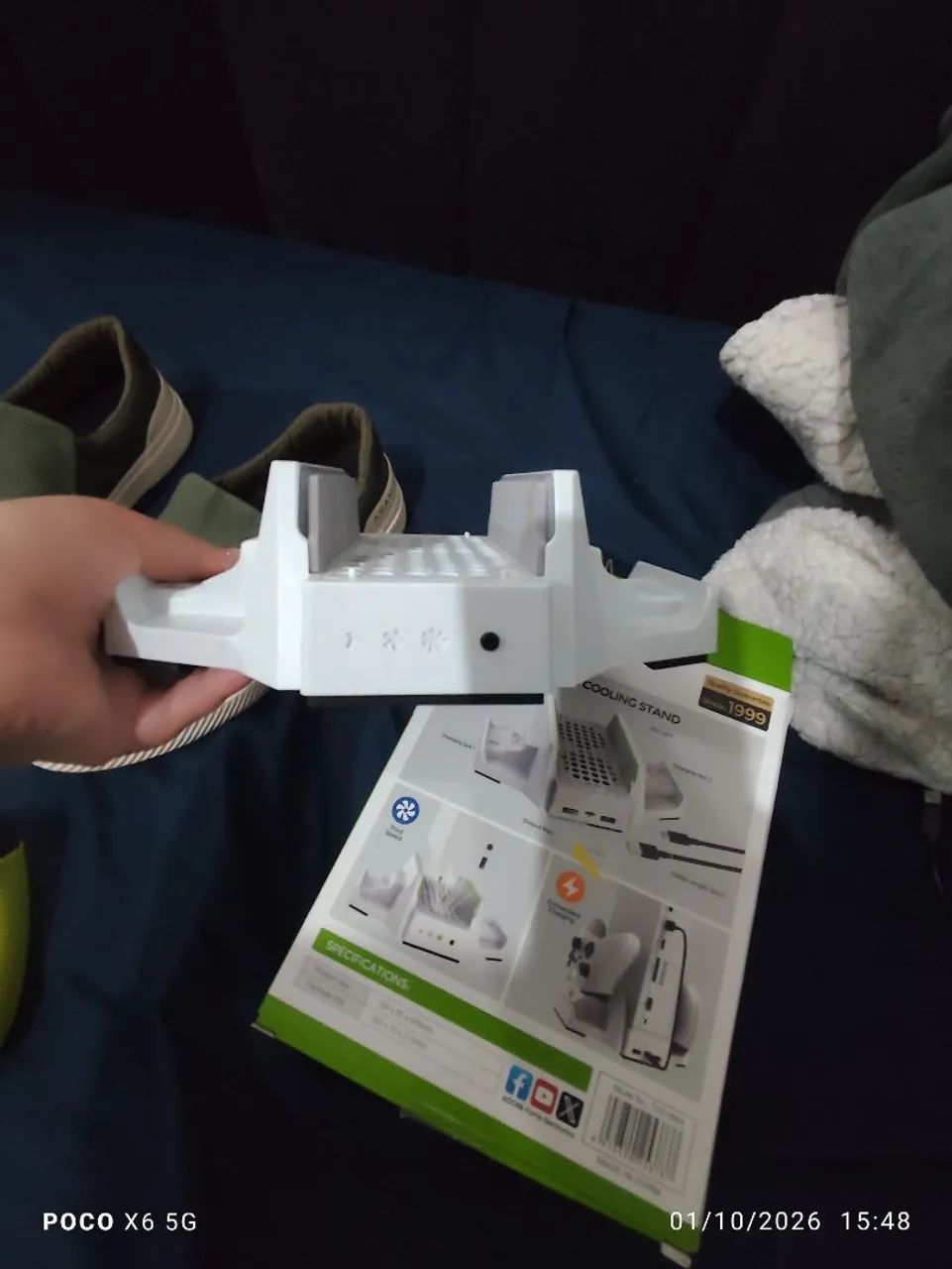 Base para Xbox com culer ebase de carregamento e bateria 