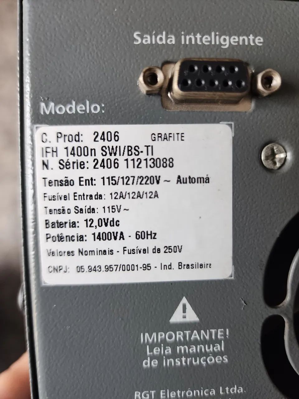 No-Break 1400VA Bat/Ext - Foto 4