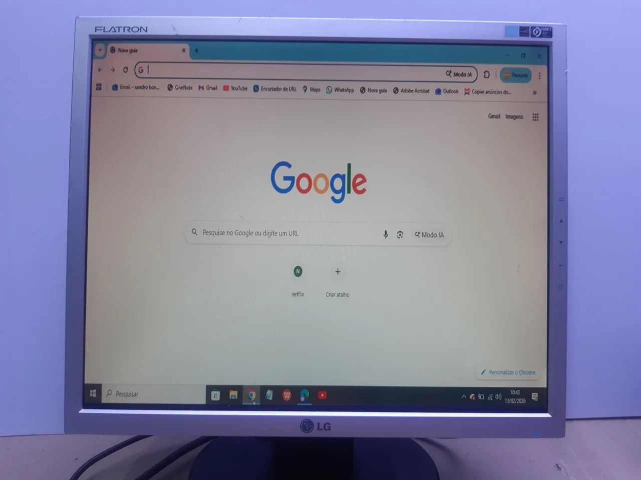 Monitor LG 17 polegadas entrada vga e dvi-d imagem perfeita  - Foto 2