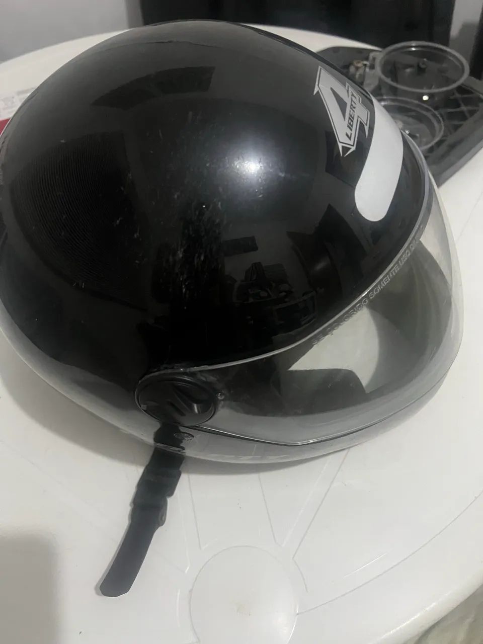 Capacete para motociclista
