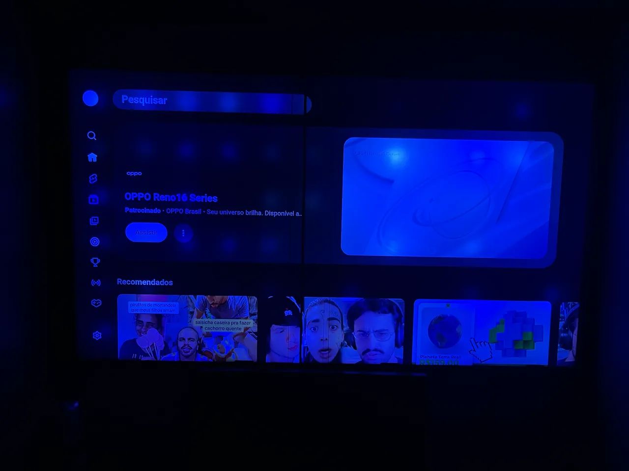 TV Samsung 49 polegadas 4K Smart TV UN49MU6120 - Liga, com Defeito no Display - Foto 3
