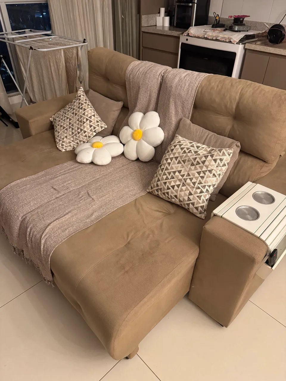 Sofá retrátil e reclinável - Ótimo estado