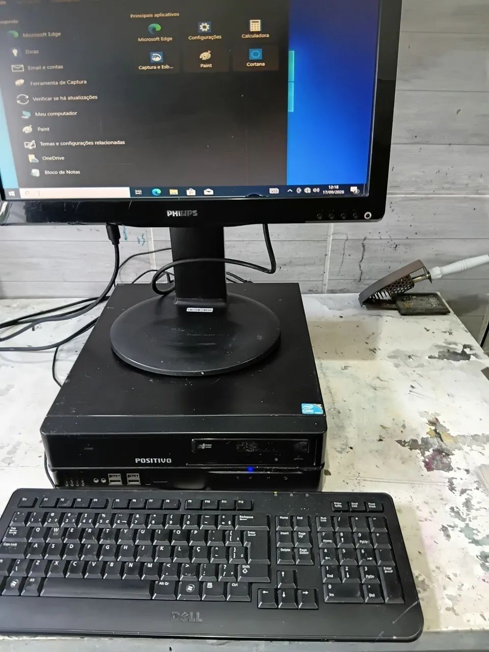 Computador completo i5 com 4 de memória e HD de 1 terá.