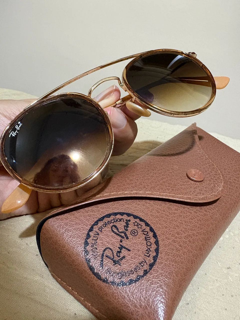 Ray Ban Dourado - Foto 2