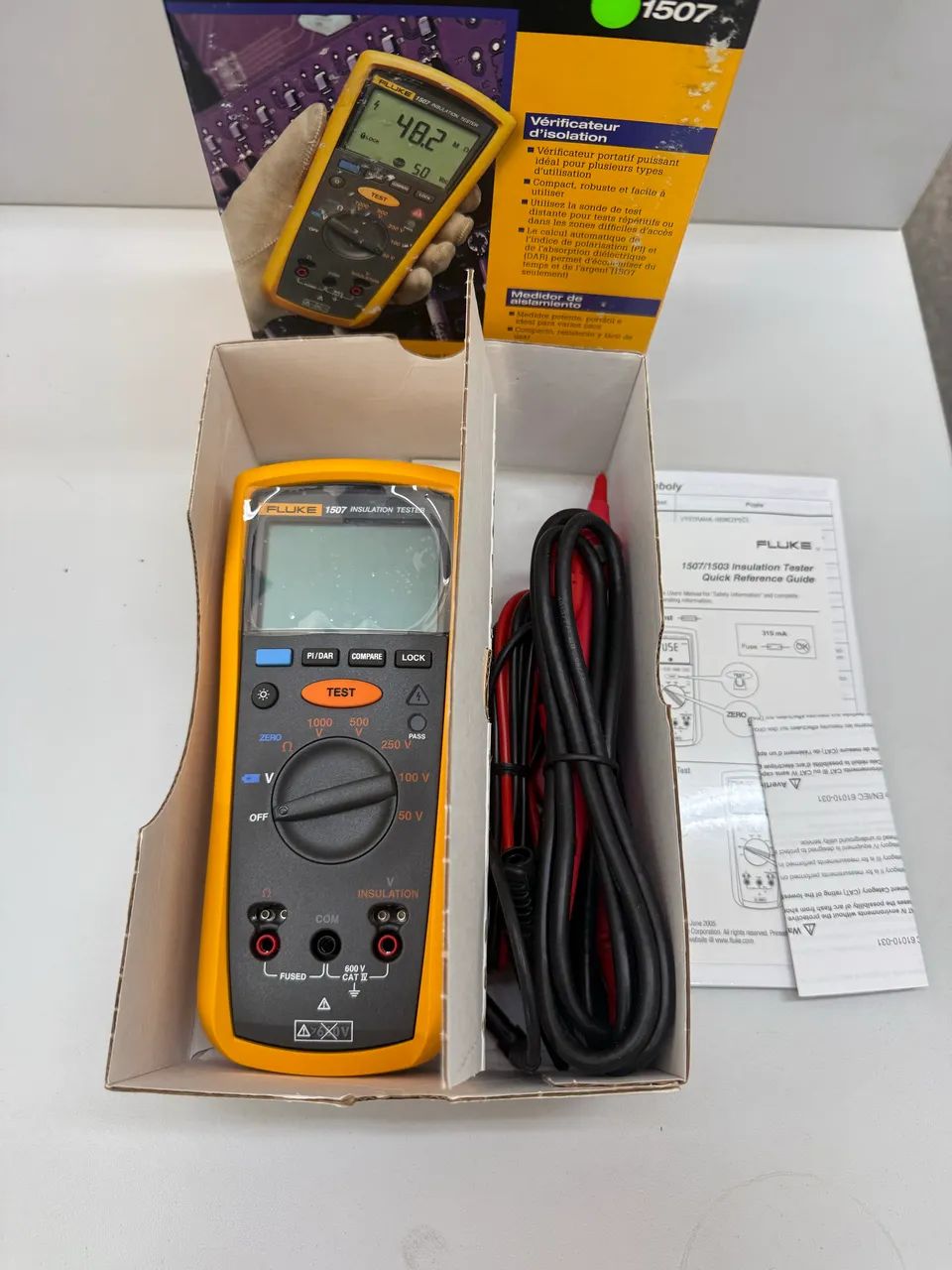 Megômetro Fluke 1507