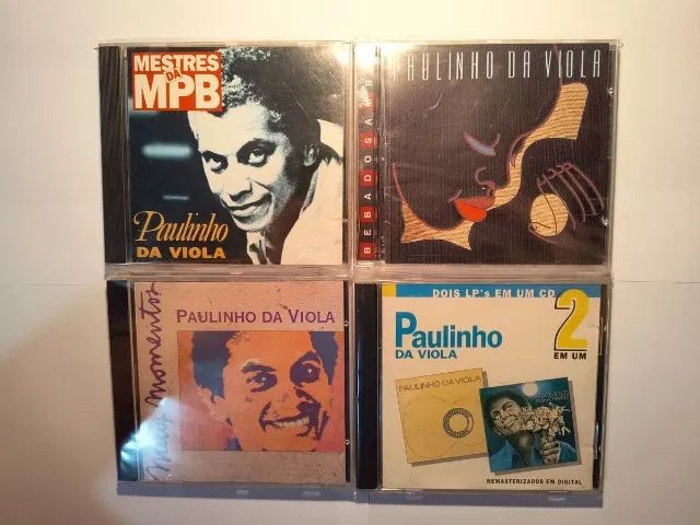 kit 4 cds paulinho da viola - oportunidade! (usado)