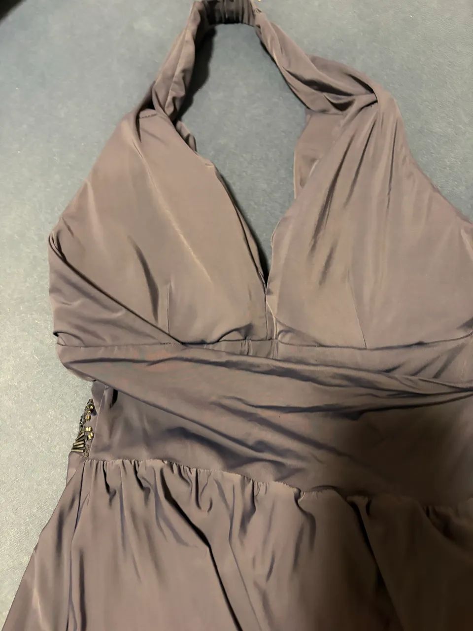 Vestido azul petróleo  - Foto 2