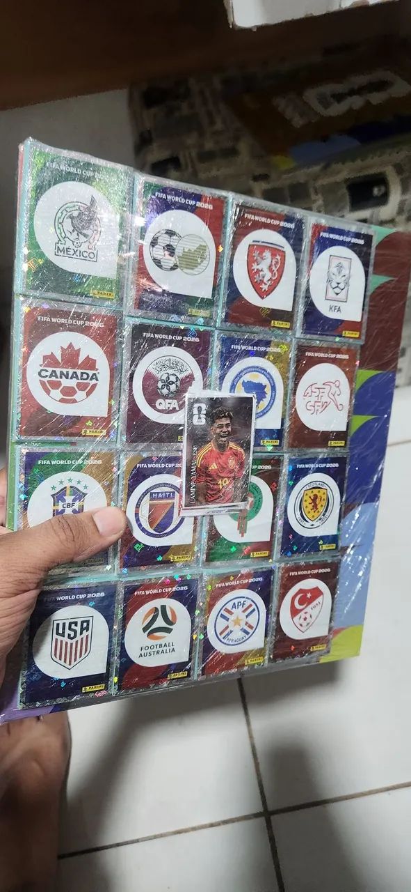 Álbum prata completo para colar