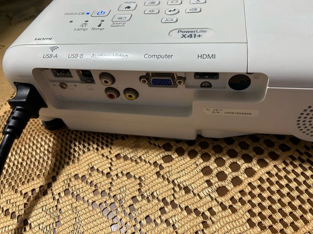 Projetor Epson PowerLite X41+ - Foto 4