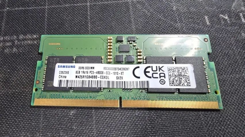 Memória Samsung DDR5 4800MHz SODIMM notebook* - Memória RAM