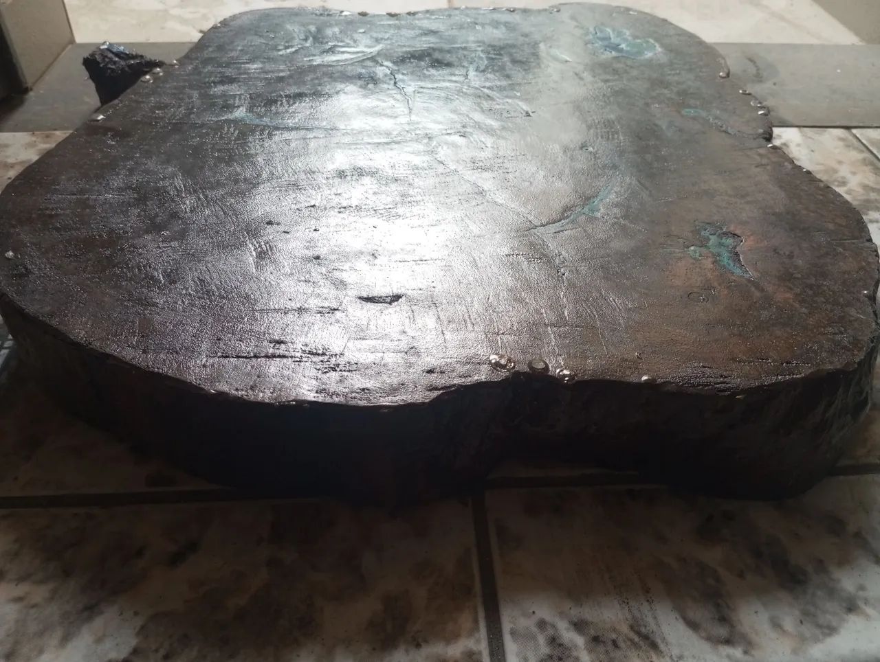 Mesa de Tronco resinada  - Foto 2