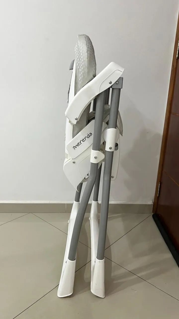 Cadeira de Alimentação Burigotto Merenda Granito Cinza - Até 15kg | Ótimo Estado - Foto 2