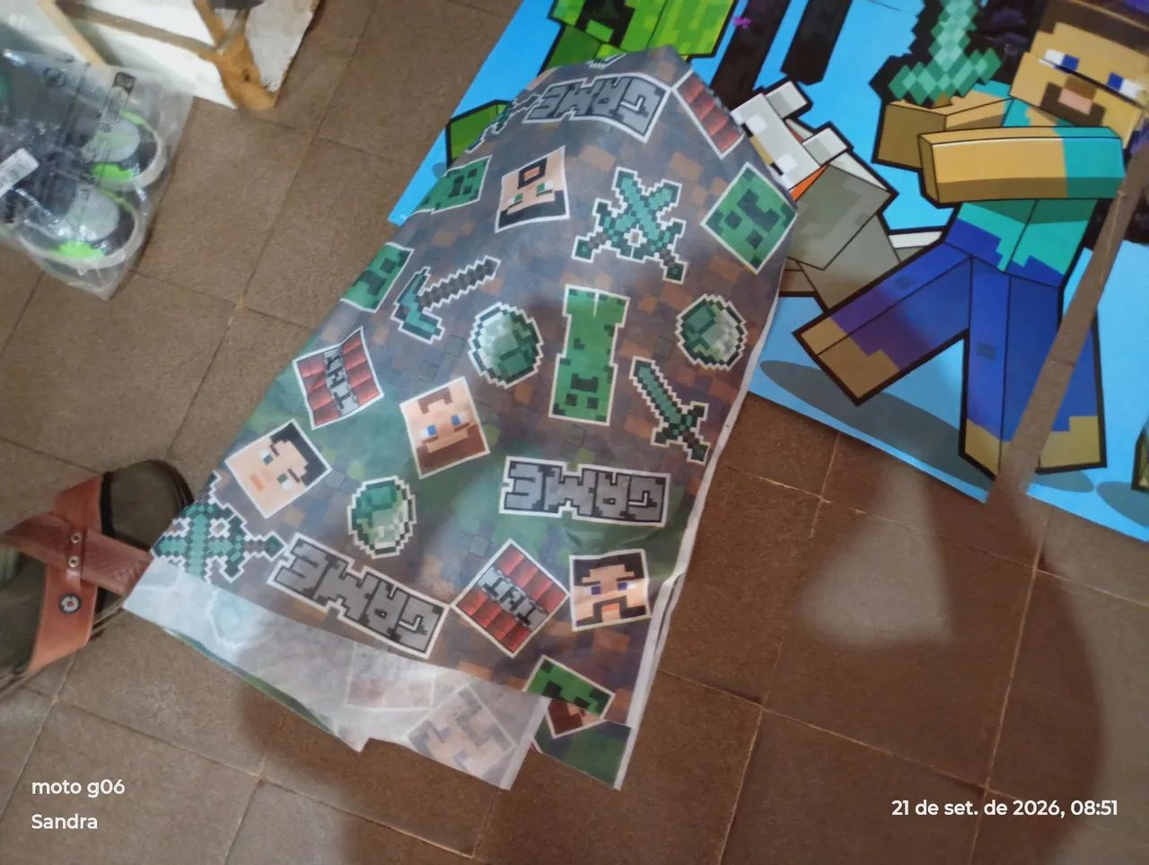 Painel do Minecraft e uma toalha em tnt - Foto 3