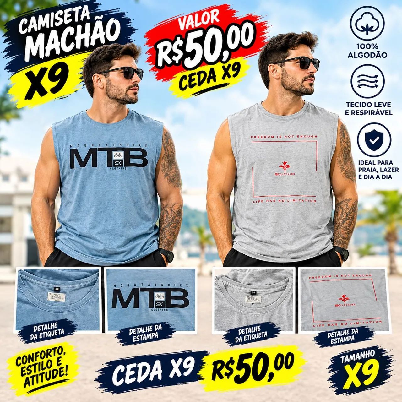 roupas plus masculino  - Foto 4