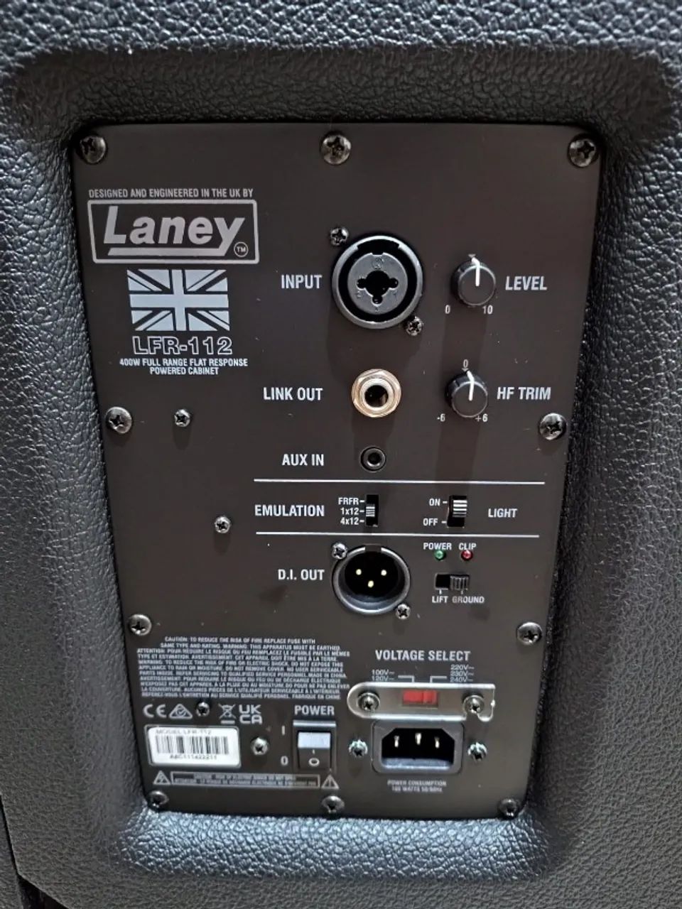 Amplificador Guitarra Frfr Laney LFR-112 400w Flat Response Full Range - Zero - Foto 6