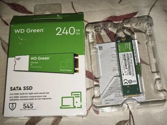 SSD M.2 SATA 240GB WD Green - Armazenamento - da Luz, Nova Iguaçu