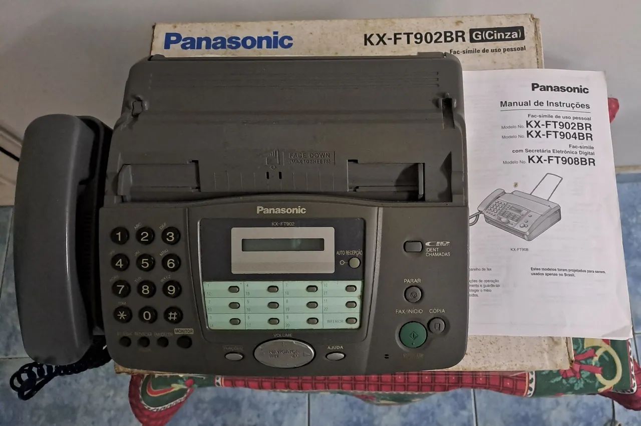 Fax Panasonic ( caixa e Manual ) - Foto 2