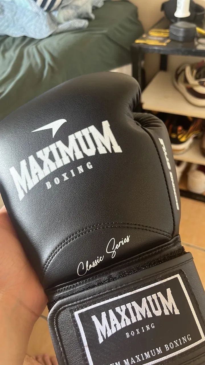 Luva de BOXE MAXIMUM 14oz + bandagens 