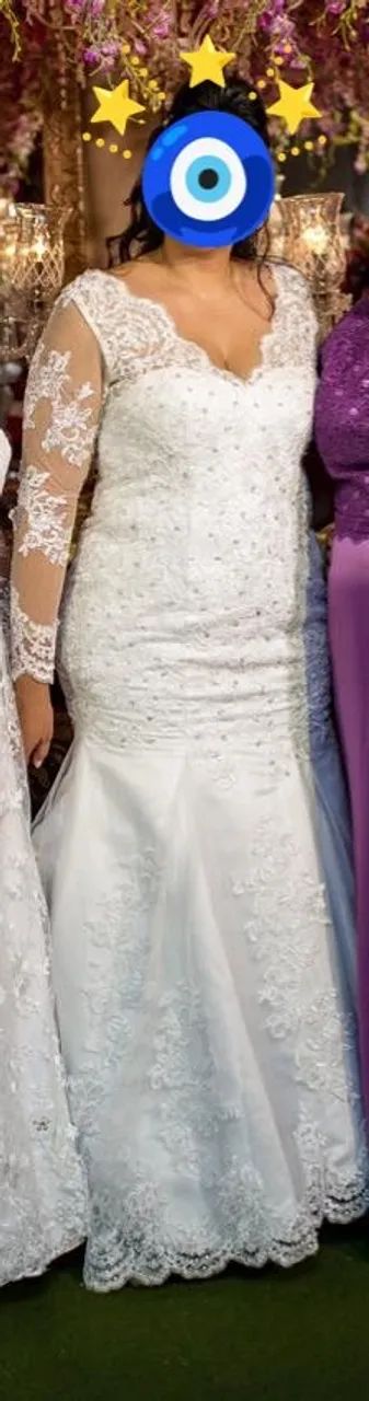 Vestido de Noiva Semi-Sereia - Foto 5