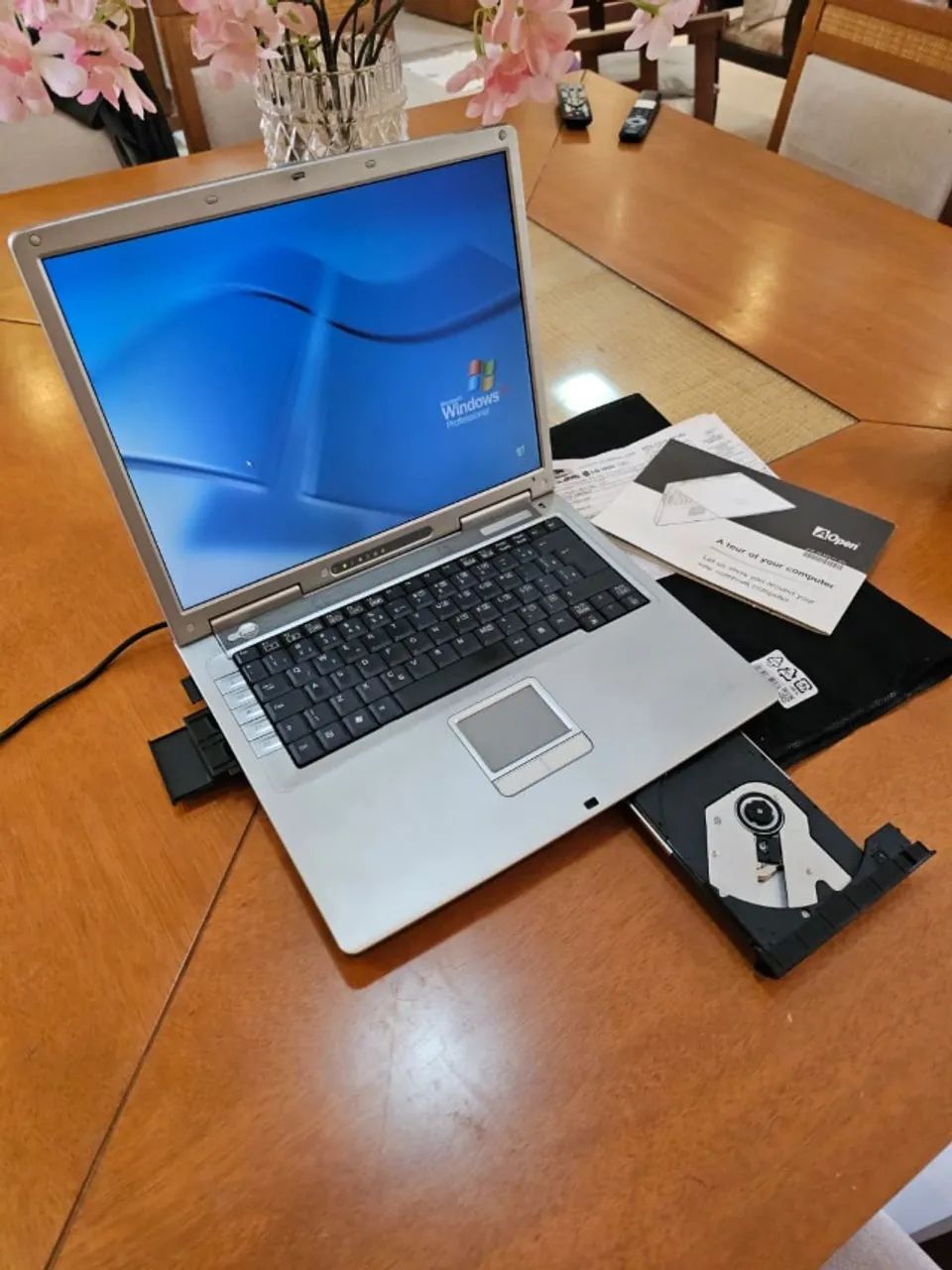 Notebook HP AOpen 1550 Windows XP Professional original instalado