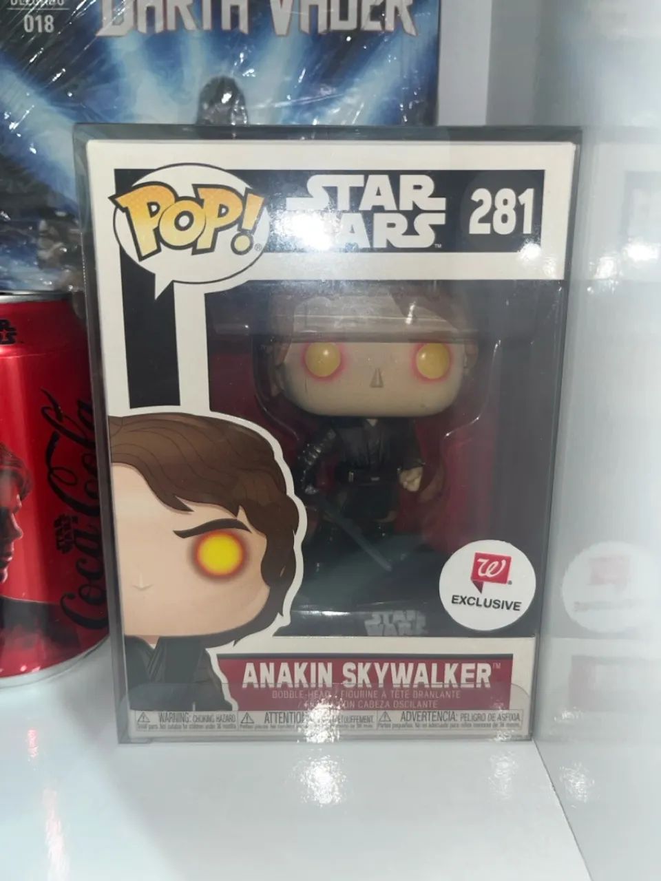 Funko Pop Anakin Skywalker 281. **Exclusivo Walgreens*. Importado. Com case de proteção. 