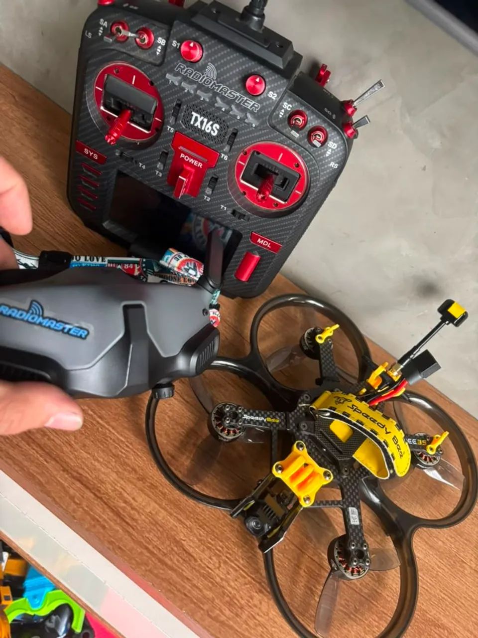 Speedybee 35 com O4 lite, Radiomaster TX16s, Googles 2 - Foto 2