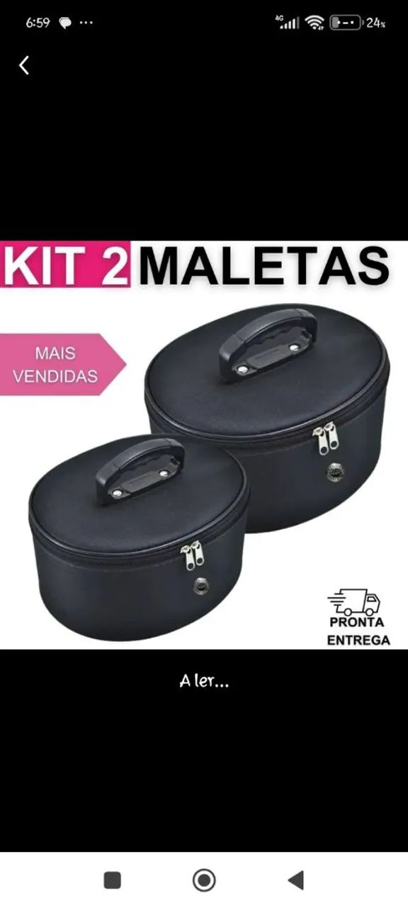 Kit 2 maletas