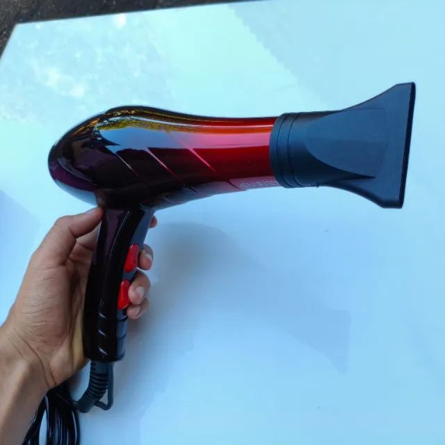 Secador de Cabelo Profissional Kemey Original - Foto 4