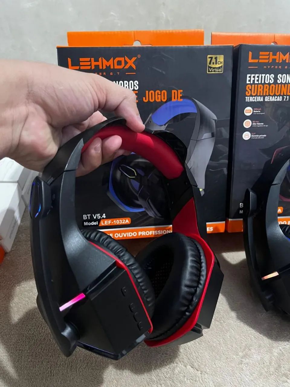 Fone gamer LEHMOX  - Foto 4