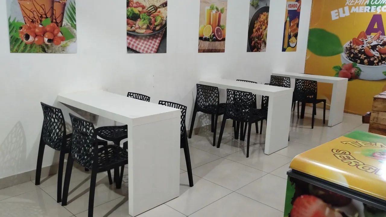  3 Mesas  de canto para lanchonete com 4 cadeiras cada mesa  - Foto 2