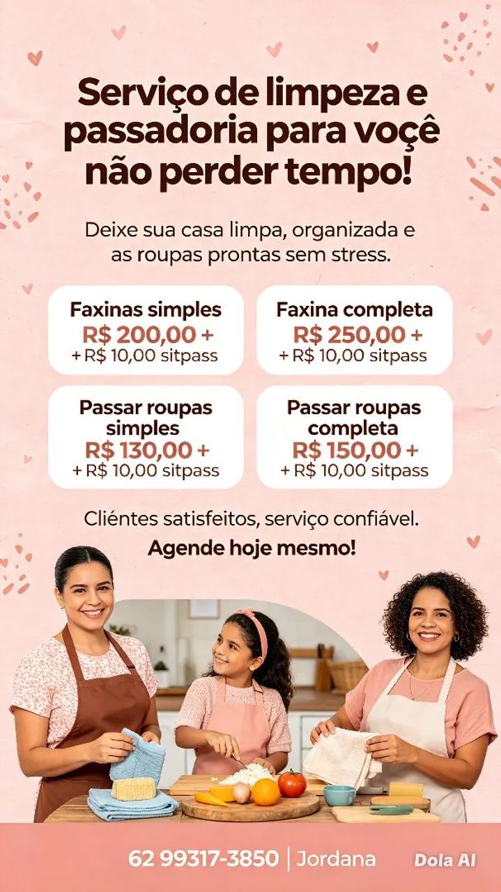 Faxina/passadeira