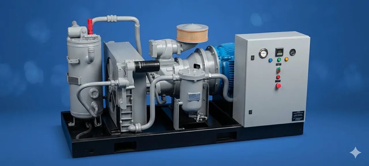 Compressor de ar industrial  - Foto 2