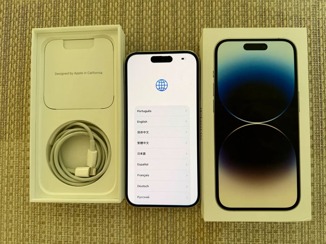 iPhone 14 Pro branco 256gb - Celulares e Smartphones - Centro