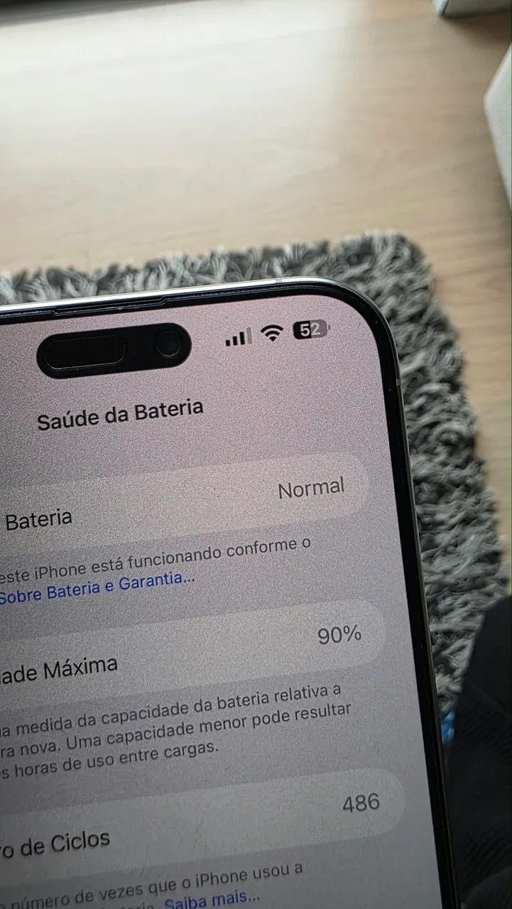 iPhone 15 Pro Max 512 GB Branco - Bateria 90%  - Excelente estado - Foto 3
