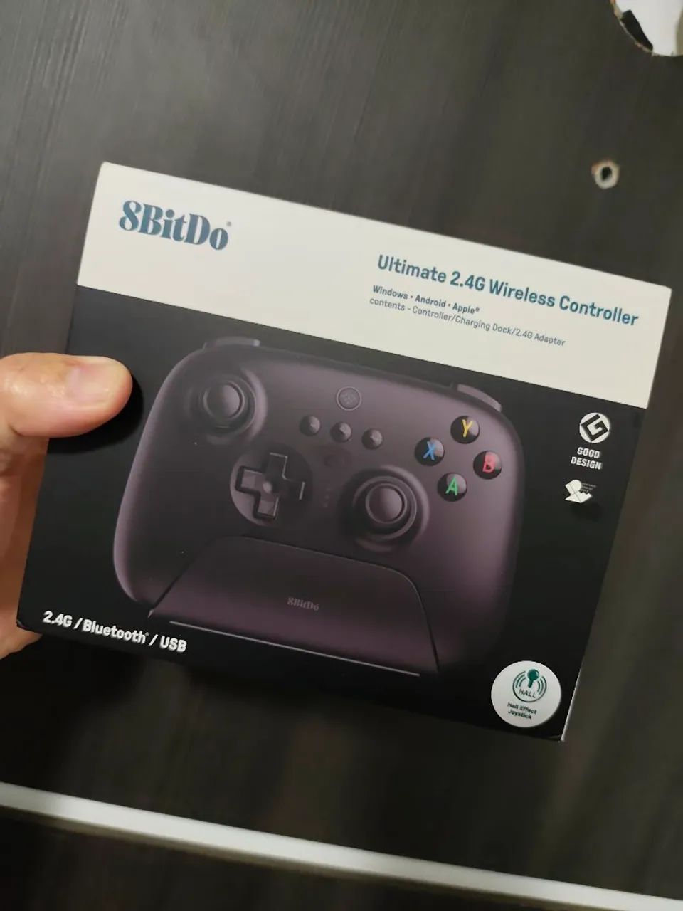 Controle pc 8bitdo Ultimate 2.4G Hall Effect