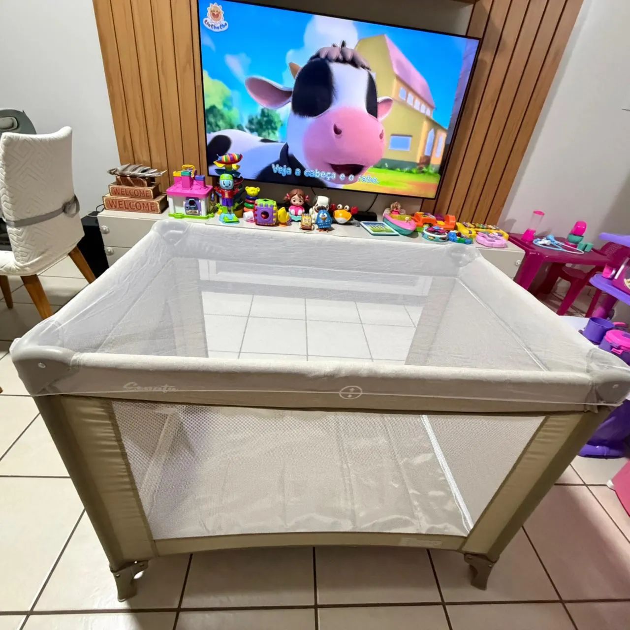 Berço portátil Sonata - Burigotto - NOVO - Foto 3