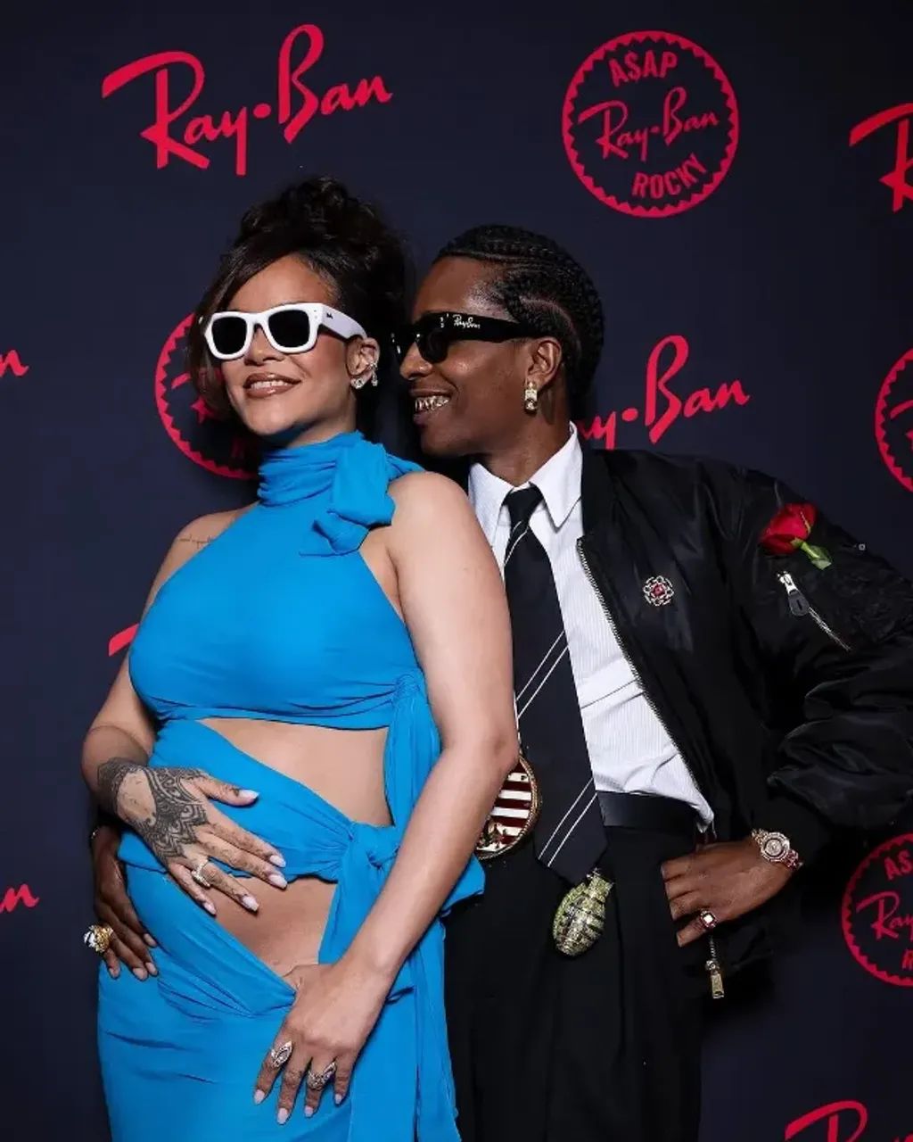 óculos de sol rayban asap rocky puffer - Foto 5