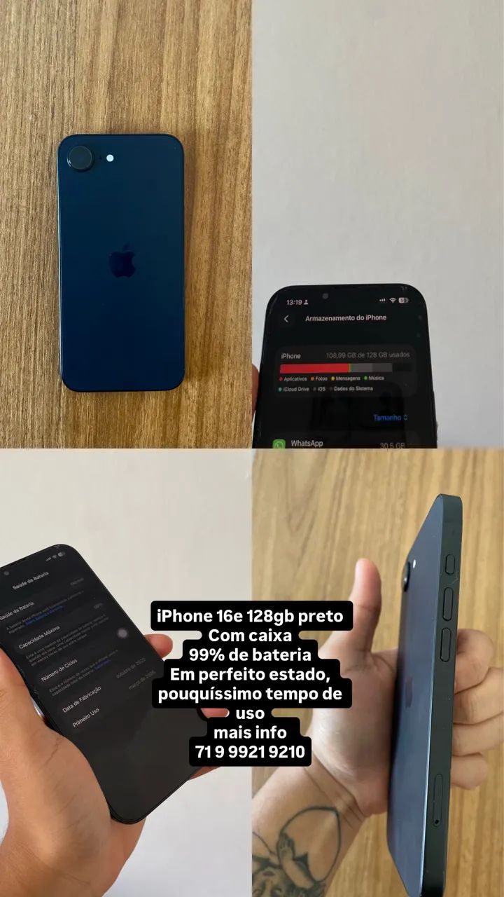 IPHONE 16E PRETO  - Foto 5