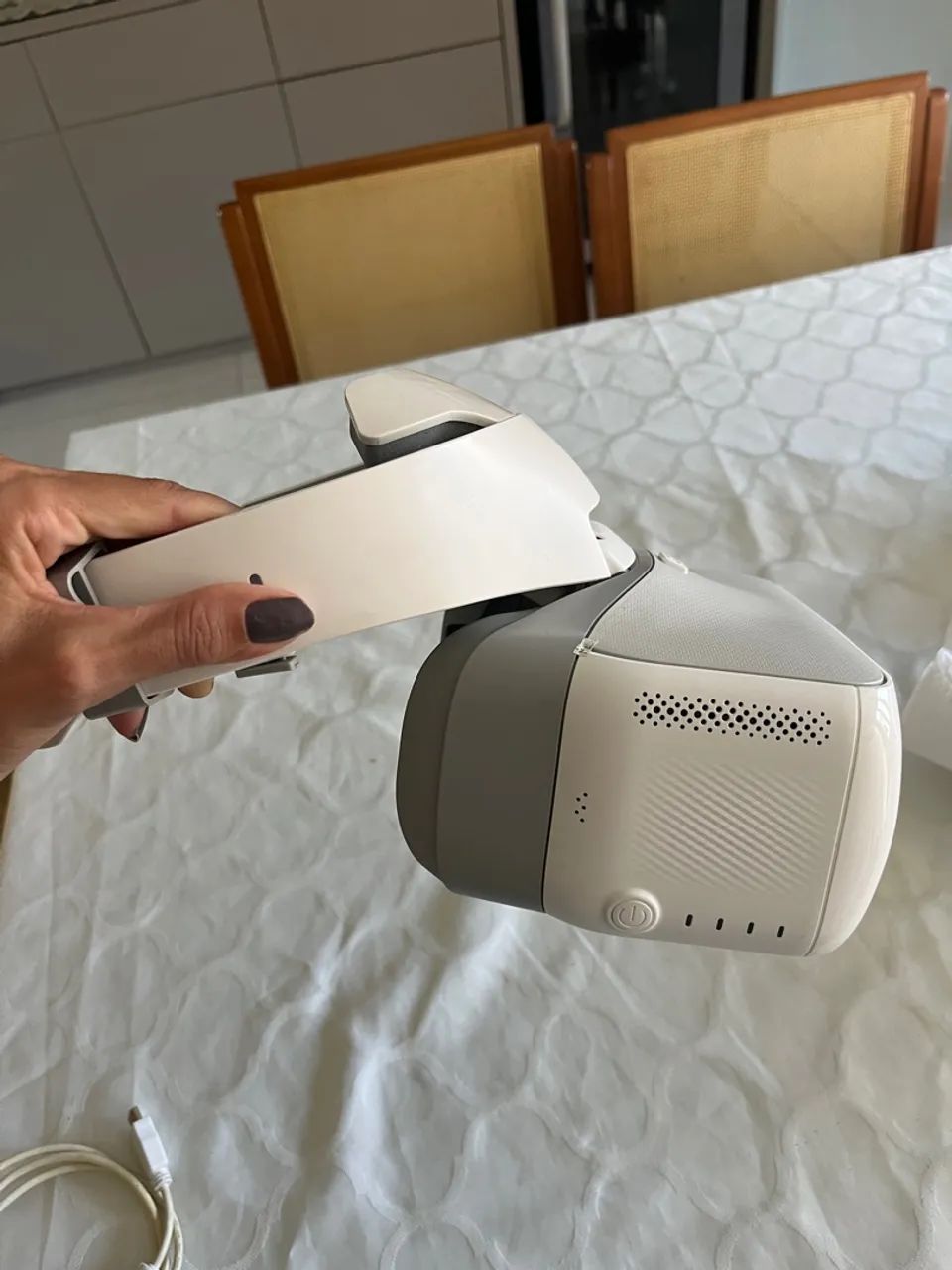 Óculos DJI para Drone FPV Branco Usado - Foto 4