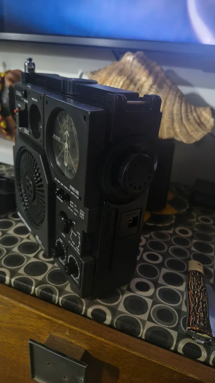 Rádio National Panasonic COUGAR No07. Japonês. - Aparelhos de Som