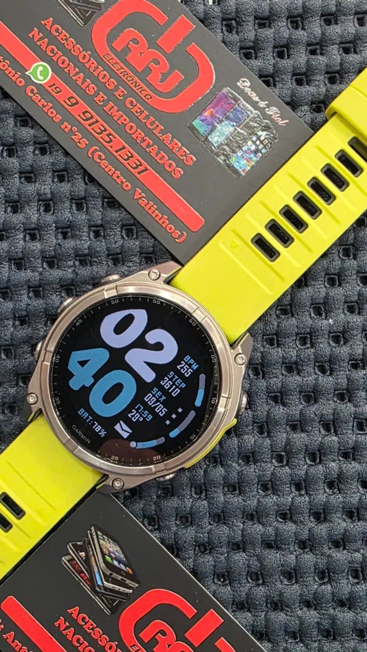 Garmin Fénix 8 47mm Safira Solar  - Foto 4