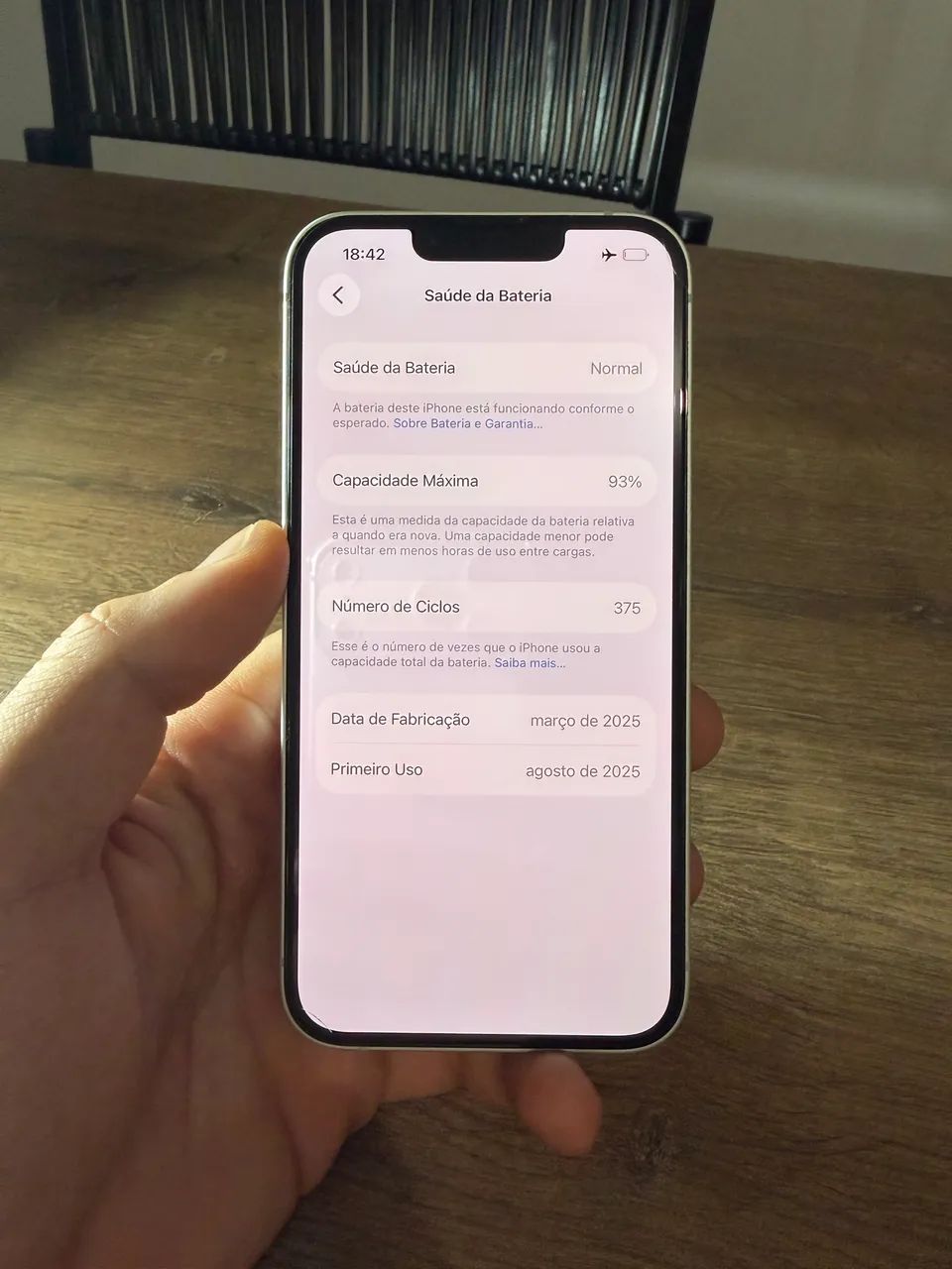 iPhone 16e Branco 128gb - Foto 2