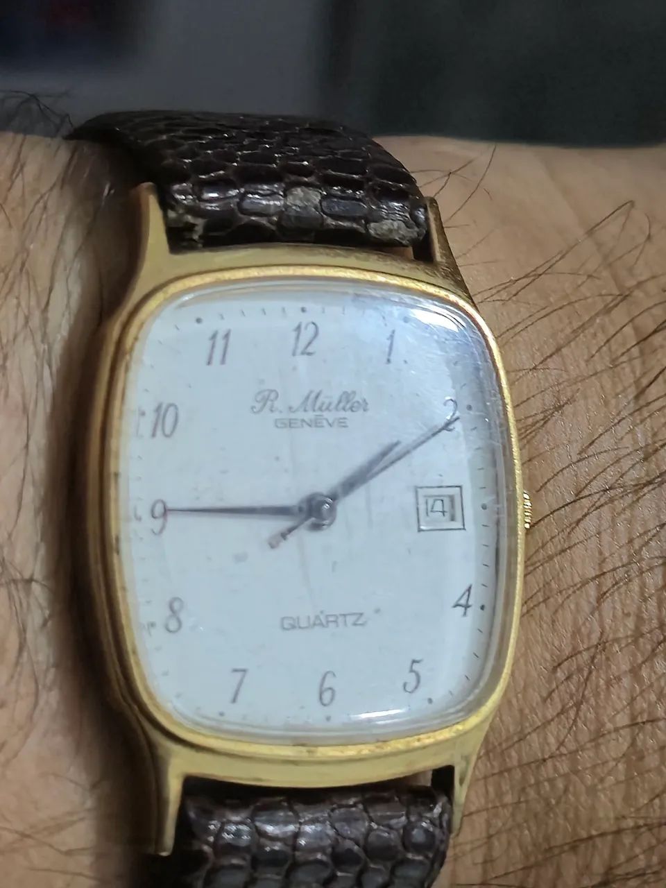 Relógio R. MÜLLER GENÊVE  À QUARTZ   -   FUNCIONANDO PERFEITAMENTE - Foto 3