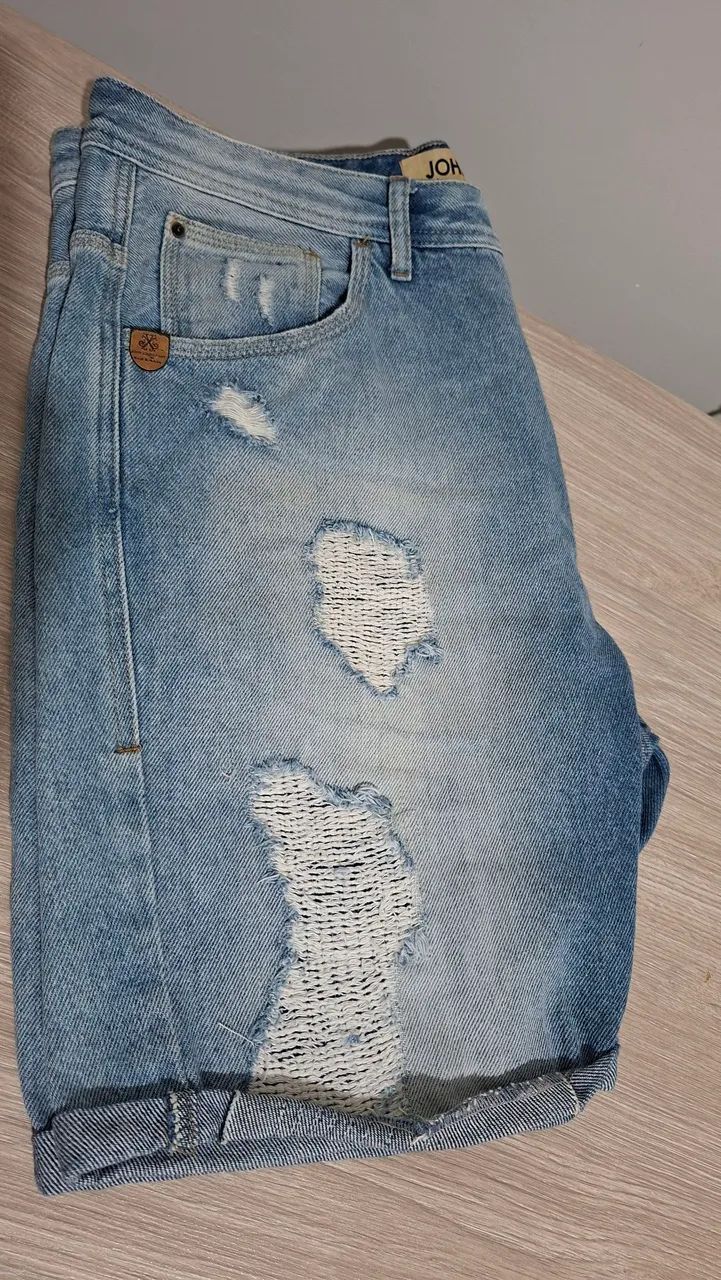 Bermuda Jeans John John tamanho 46 - Foto 4