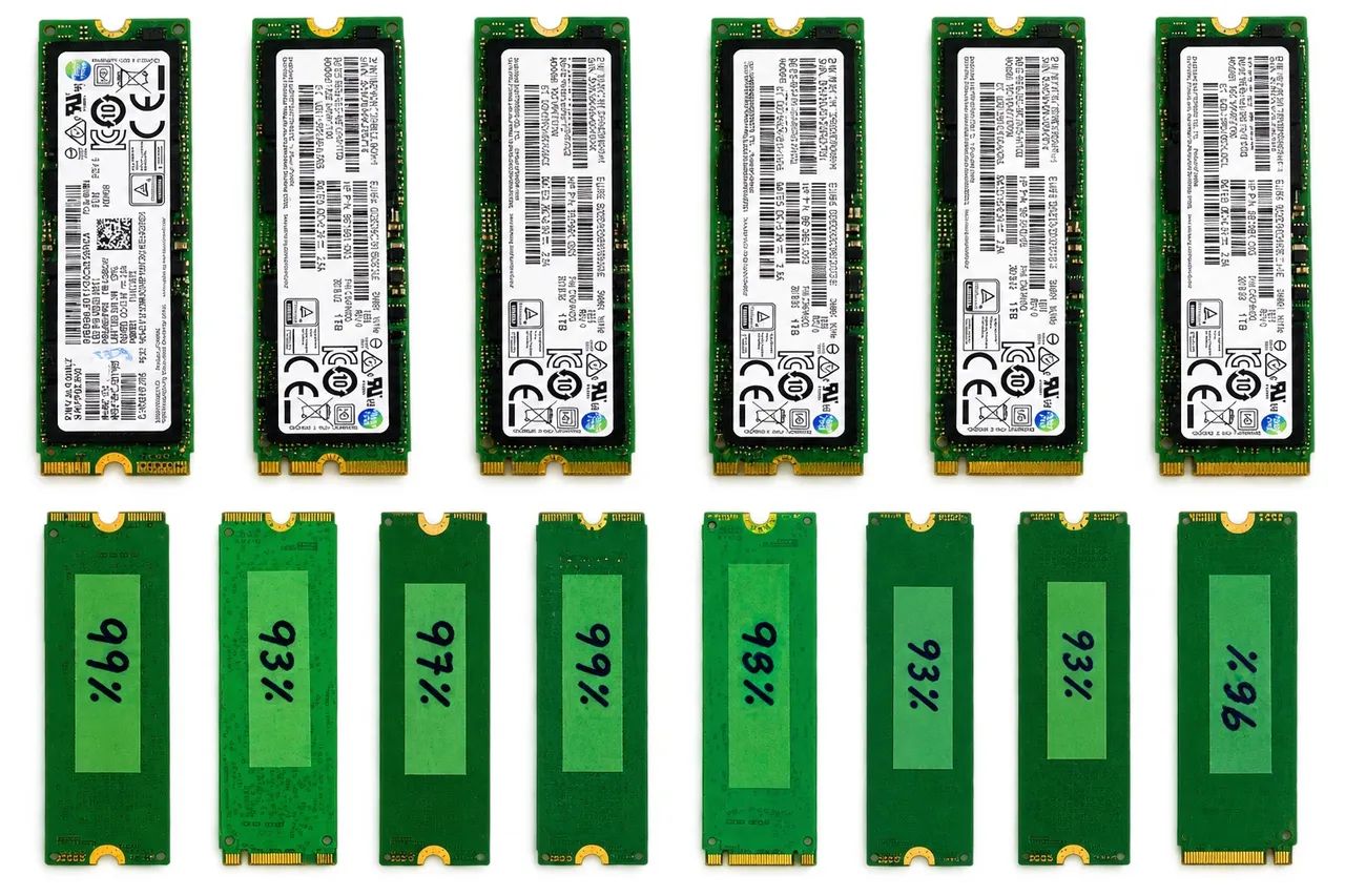 Lote de ssd nvme 1 TB
