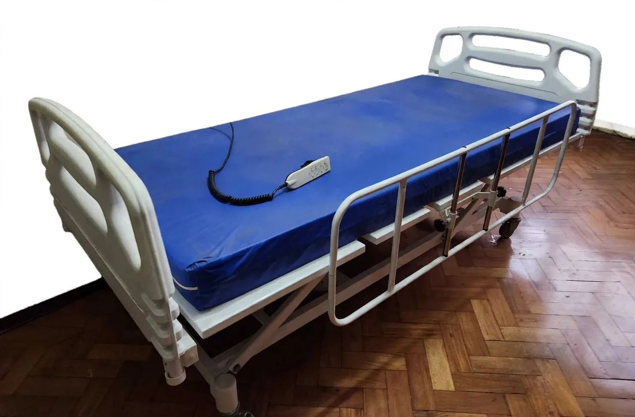 Cama Hospitalar Elétrica com Colchão e Controle - Semi Nova<br> - Foto 5