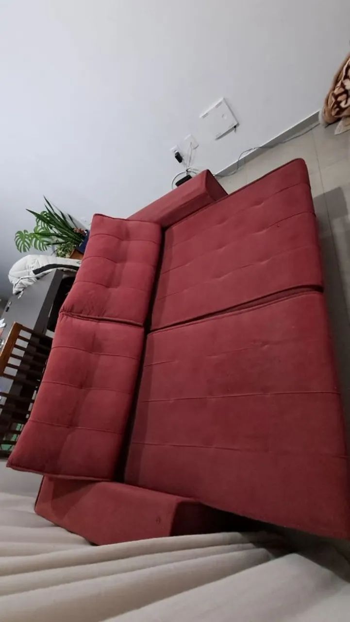 Vendo sofá retrátil Valor R$650,00 retirar monte Cristo  whats 48 9  * Mika  - Foto 2